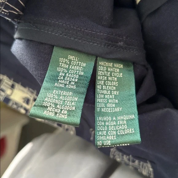 Ralph Lauren US Marine 1967 Division Boats Canvas Jacket Size M Navy Blue - Picture 6 of 6